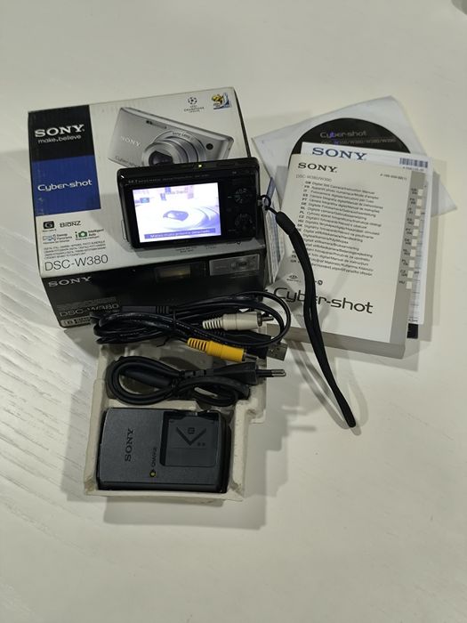 Sony Cyber-shot DSC-W380 | Como Nova | Bolsa, Cartão 16GB e Bateria No