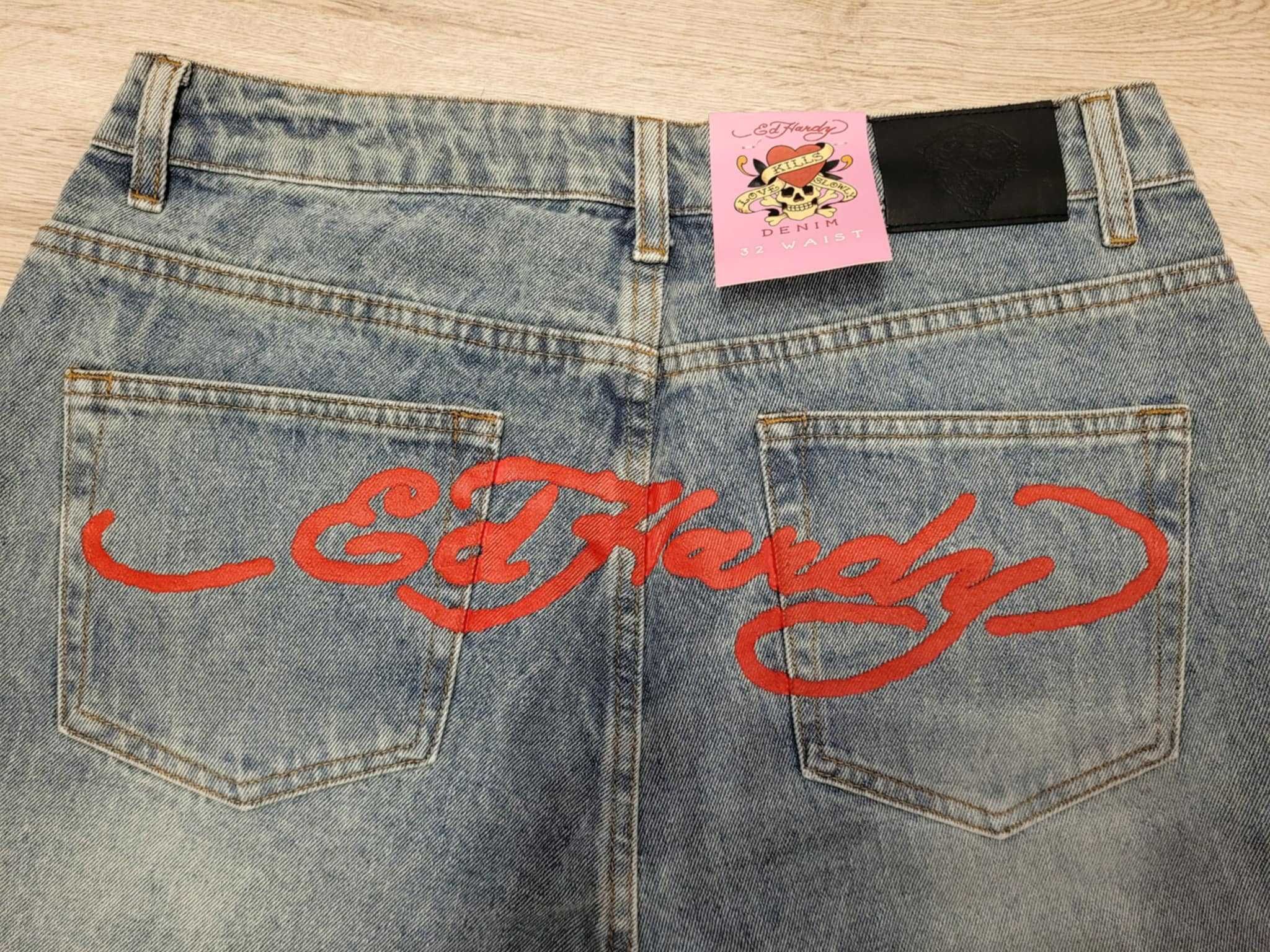 Oryginalne jeansy Ed Hardy