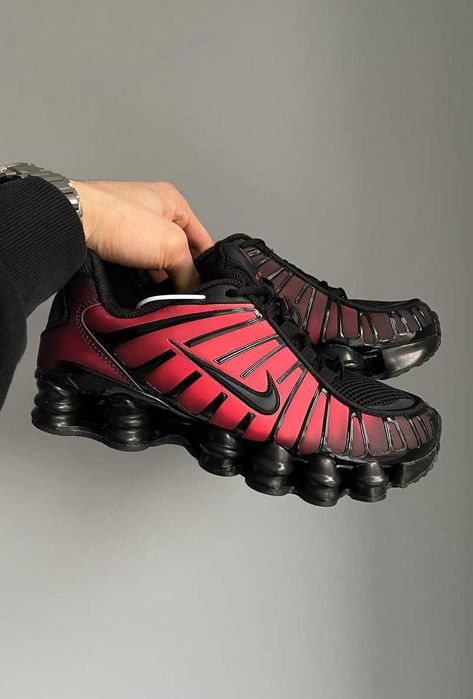 !SALE! Nike Shox TL Black Red Gradient 36 37 38 39 40 41 42 43 44 45