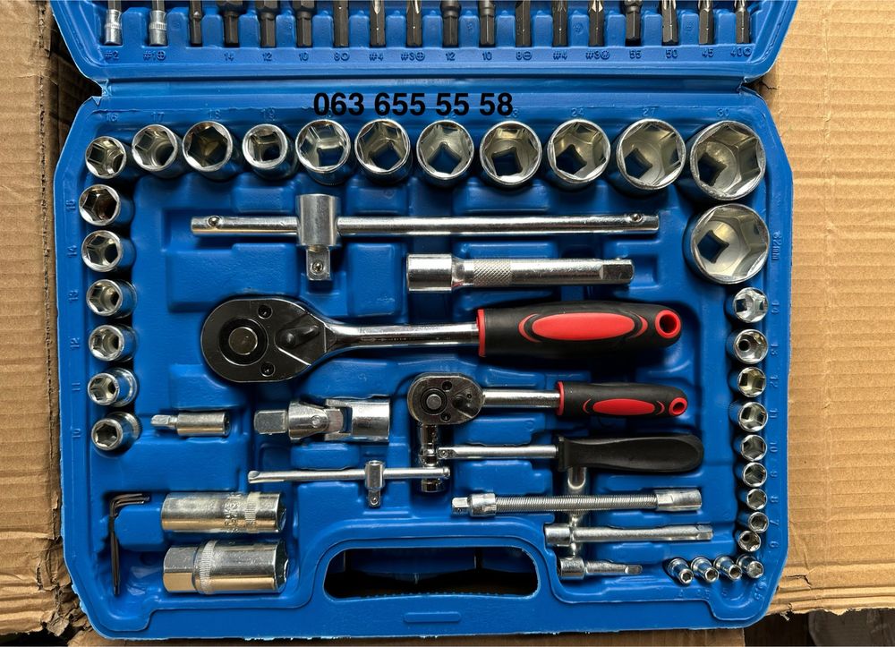 Набор ключей из 94 предметов в кейсе (TOOLS)