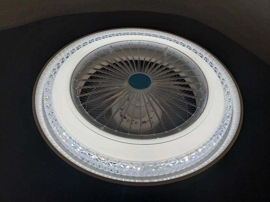 Wiatrak Led Lampa przysufitowa 50 cm 3000 - 6500 kelwina + pilot