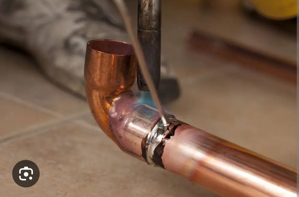 Зварювання пайка та ремонт мідних труб різних діаметрів