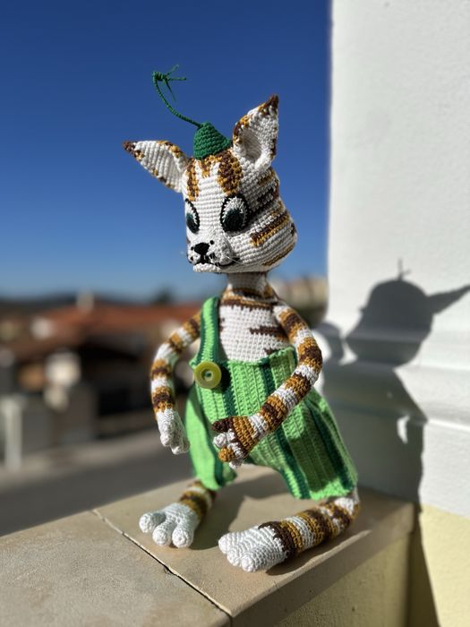 Boneco de Crochê Findus - Feito à Mão com Carinho