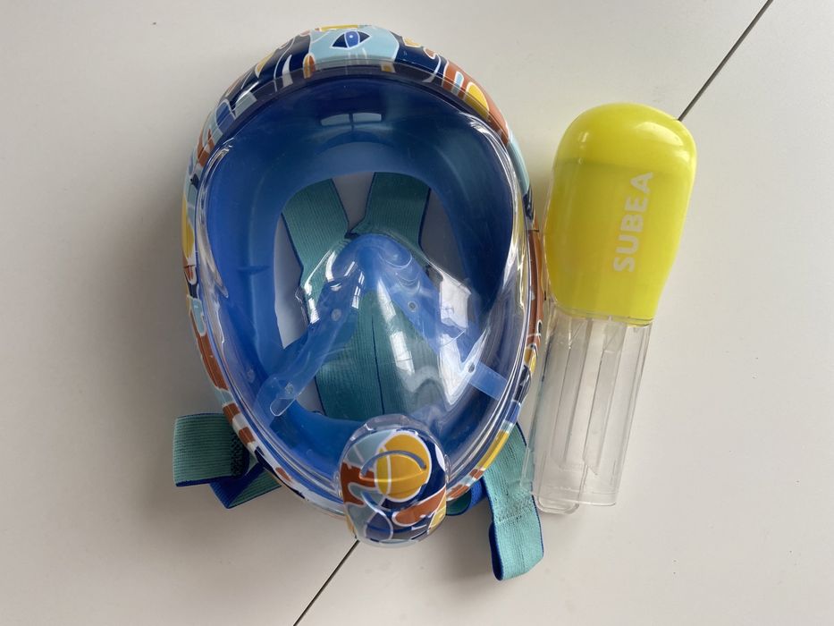 Maska do nurkowania snorkelingu Decathlon Easybreath XS 6-10 lat