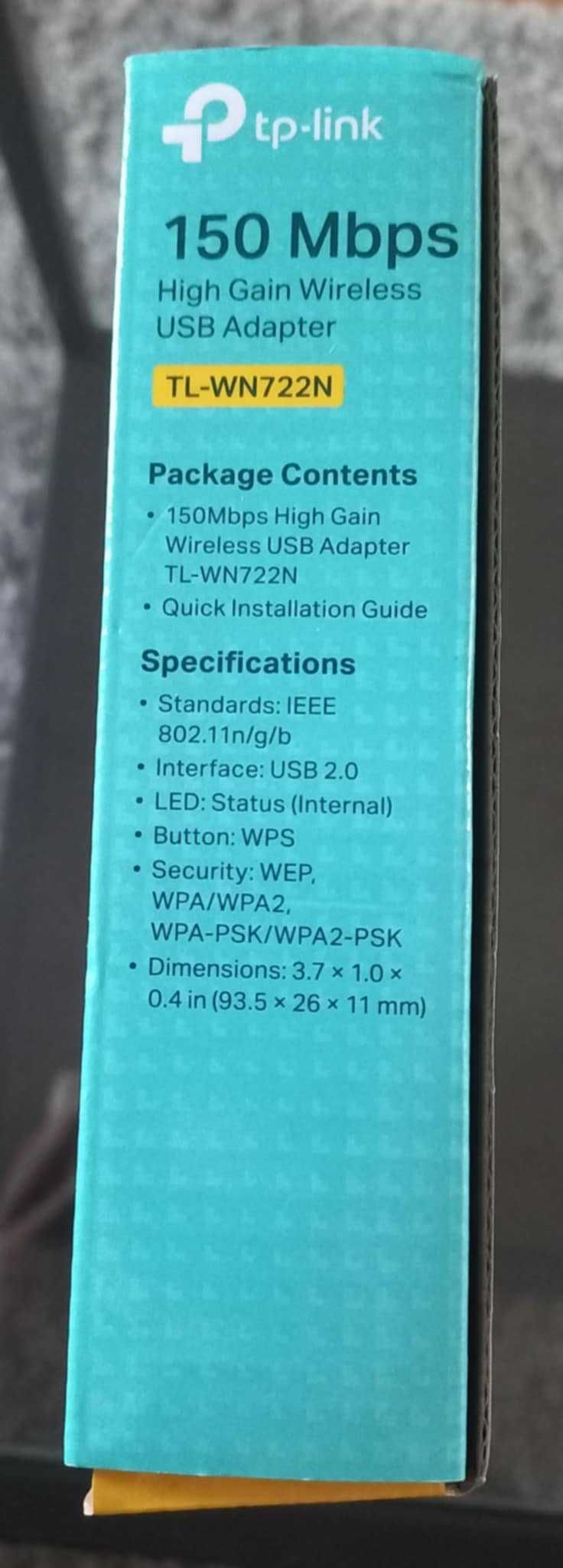 Wzmacniacz Wi-Fi TP-LINK TL-WN722N 150 mb/s