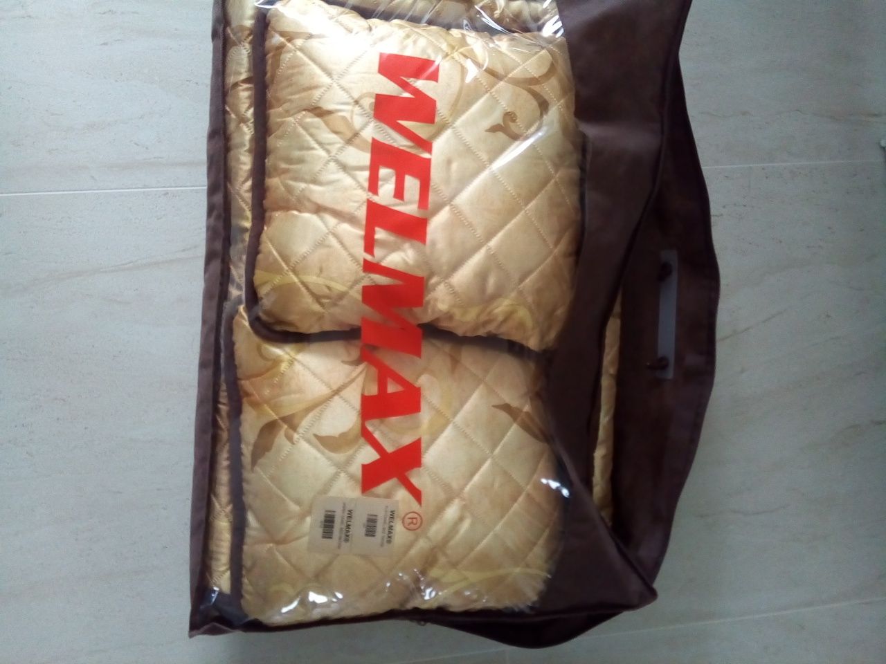 Welmax kołdra plus 2 poduszki wełna