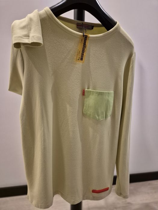 Bluzka z długim rękawem Prada