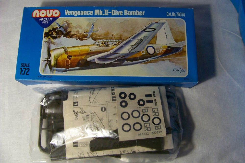 Сборная модель самолёта Vengeance Mk.II-Dive Bomber Novo для детей