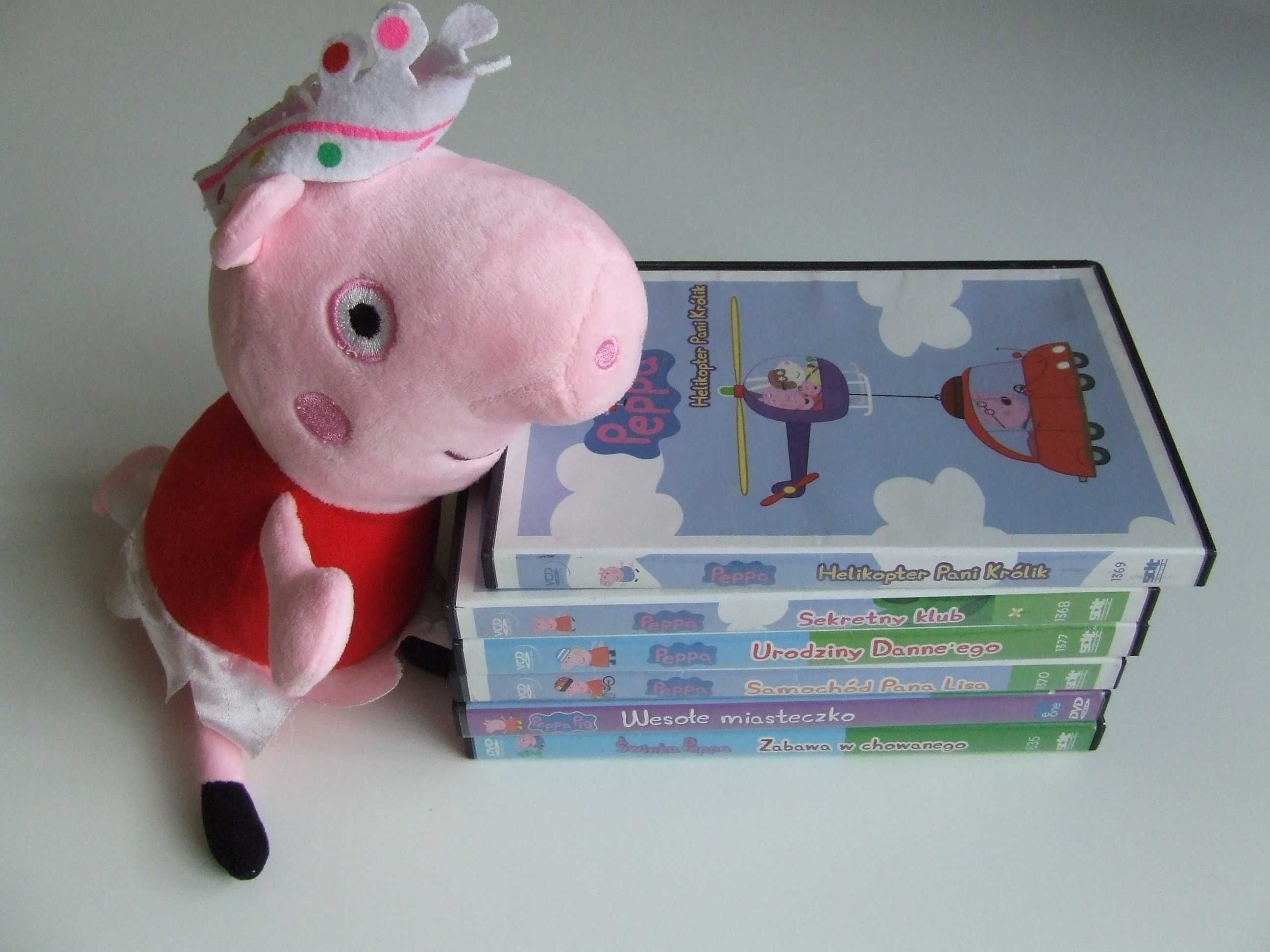 Świnka Peppa bajki vcd gratis maskotka