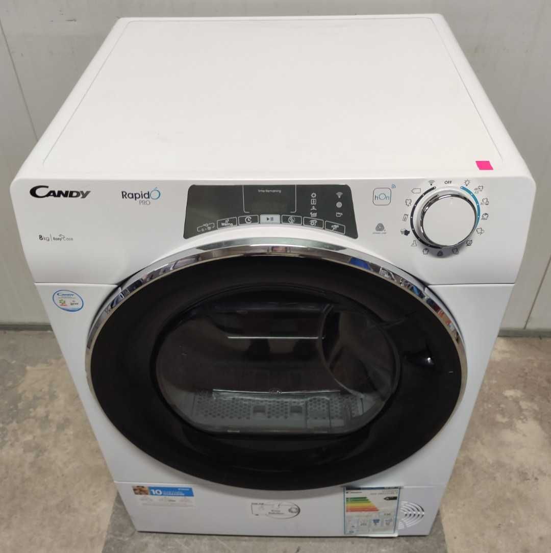 Suszarka Candy RPE H8A2TCBE-S 8kg 16 prog. Pompa ciepła OUTLET 19HG23N