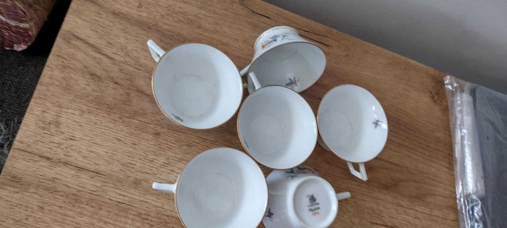 Porcelana filiżanka art deco Bohemia prl crs kubek Lubiana Moverna