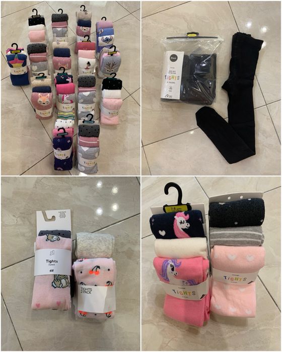 Колготи George 3-4,5-6,7-8,9-10,колготи Hm , колготи для дівчинки