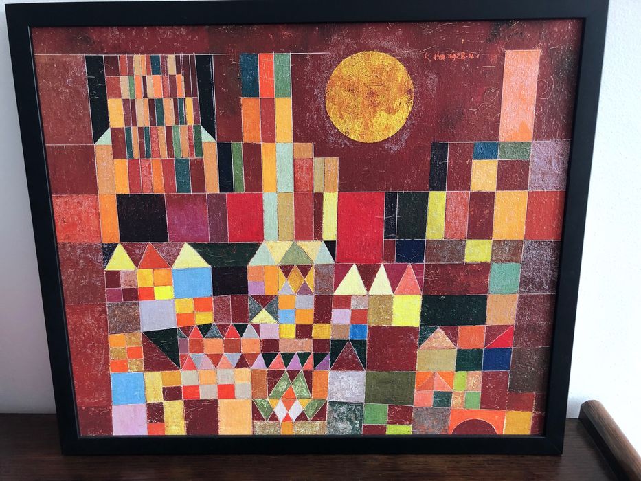 Obraz „Zamek i słońce” (1928), oprawiony, Limitowany