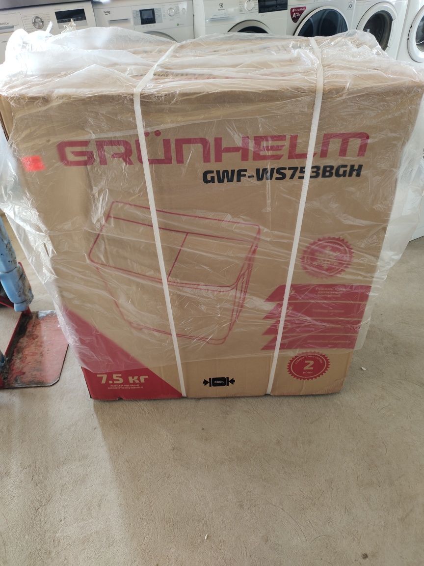 Пральна машина Grunhelm нова. 7,5 кг. Напівавтомат. Гарантія 2 роки
