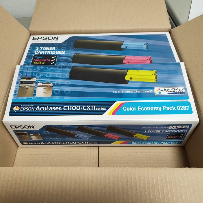 Tonery Epson zestaw 0191 do C1100