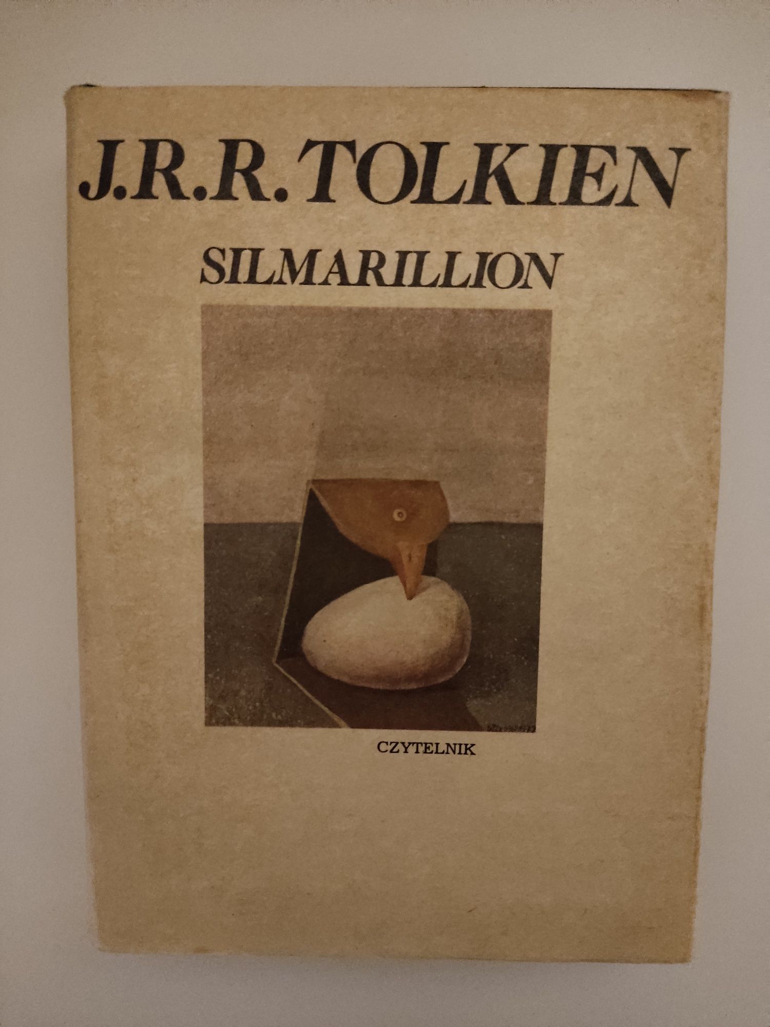 Silmarillion J.R.R. Tolkien 1985 twarda z obwolutą mapa Skibniewska