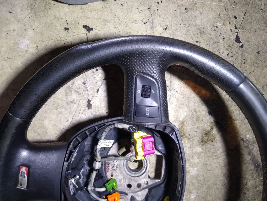 Kierownica airbag poduszka audi a4 b7 S-Line oryginał komplet skóra