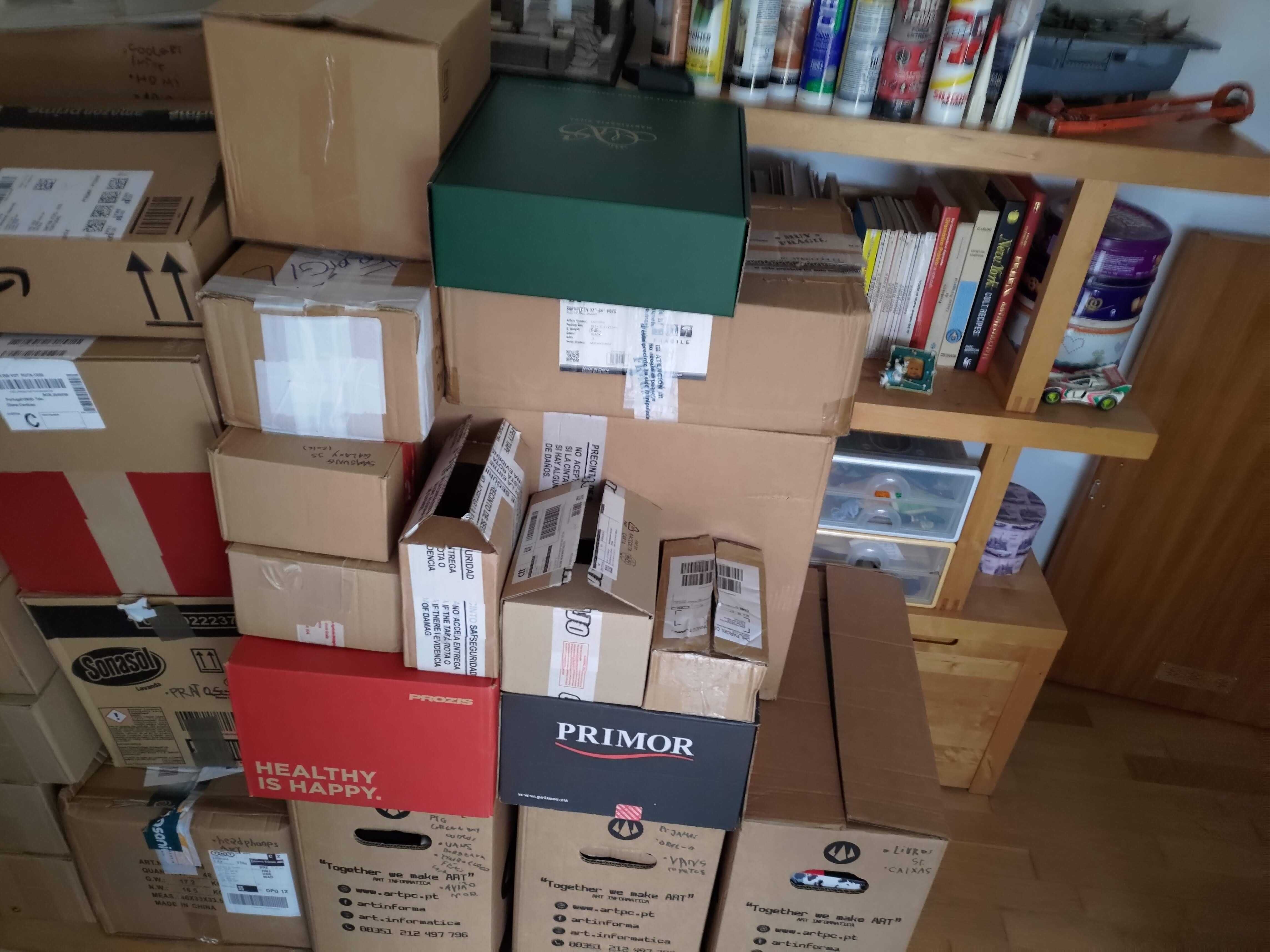LOTE ÚNICO +80 Artigos | Eletrónica, Moda, Informática, Gaming, Outros