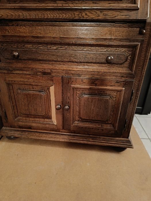 Sekretarzyk dębowy lite drewno