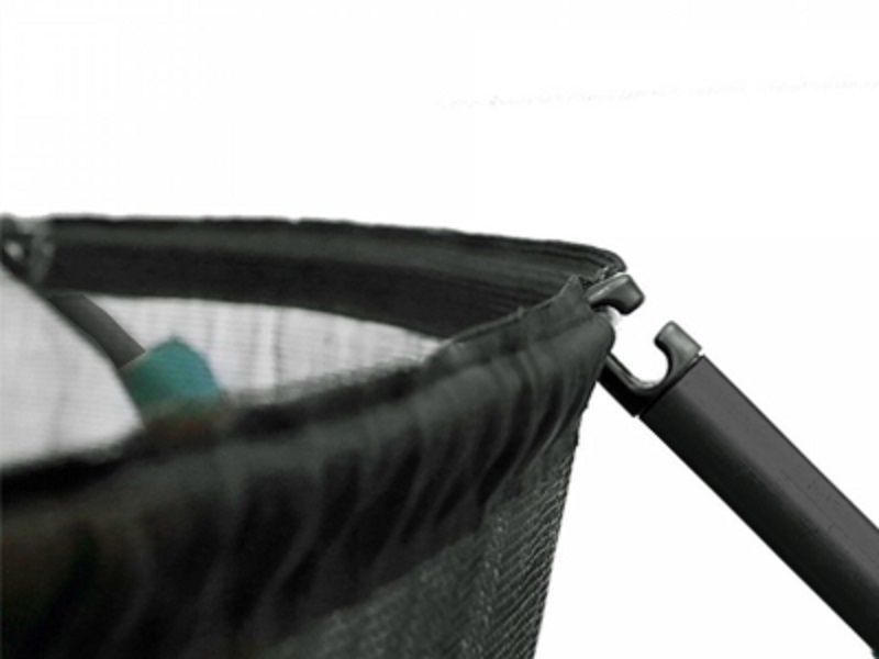 Trampolina Ogrodowa 374cm/12ft czarna Maxy Comfort PLUS Z Wewnętrzną s