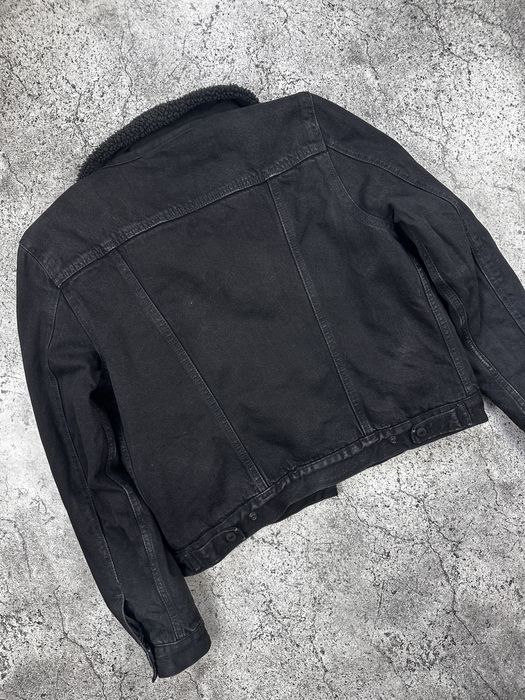 Жіноча джинсова куртка/шерпа на хутрі «Levi's Premium»