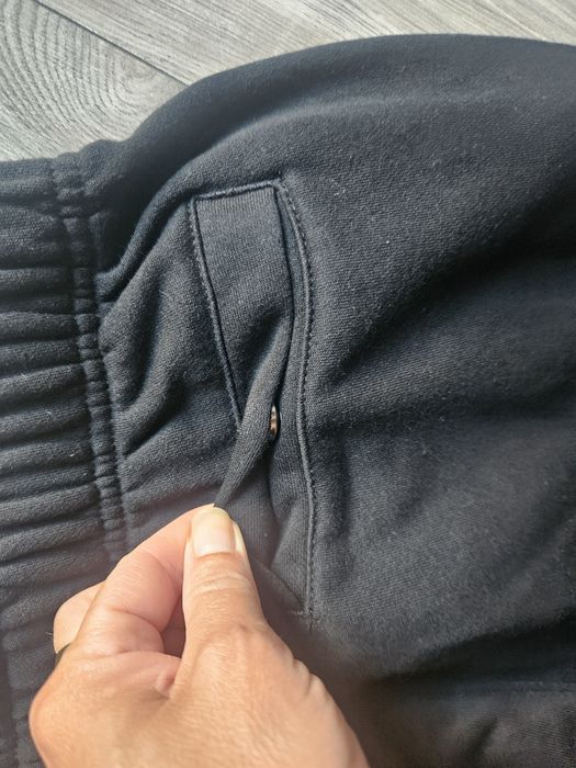 Spodnie dresowe Nike M męskie czarne bawełna stan igła