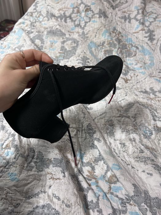 Бальні туфлі на блок каблук