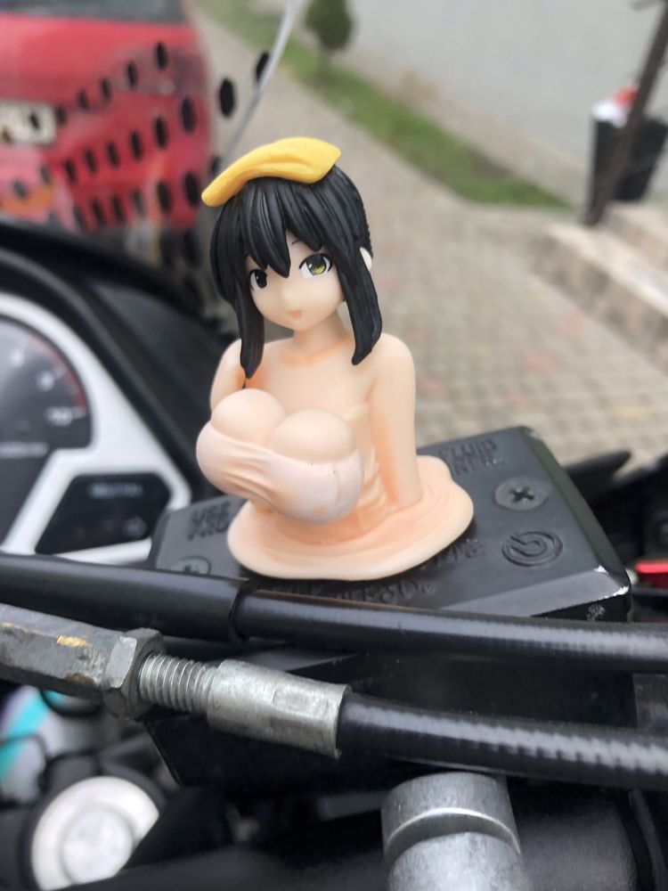 Kanako car moto girl груди трусяться сіські