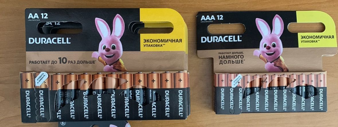 Батарейки Duracell GP Kodak Extra Videx