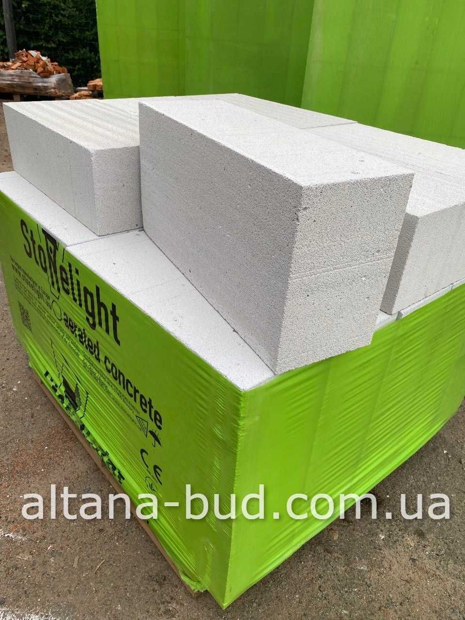 Газоблок Стоунлайт D500 з доставкою, газобетон оптом, стінові блоки