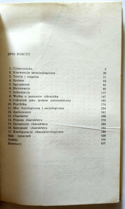 CYBERNETYKA I CHARAKTER, Marian Mazur, I wydanie 1976 rok, UNIKAT!