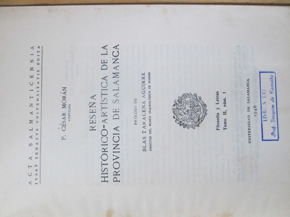 Reseña histórico-artística de la provincia de Salamanca, César Morán