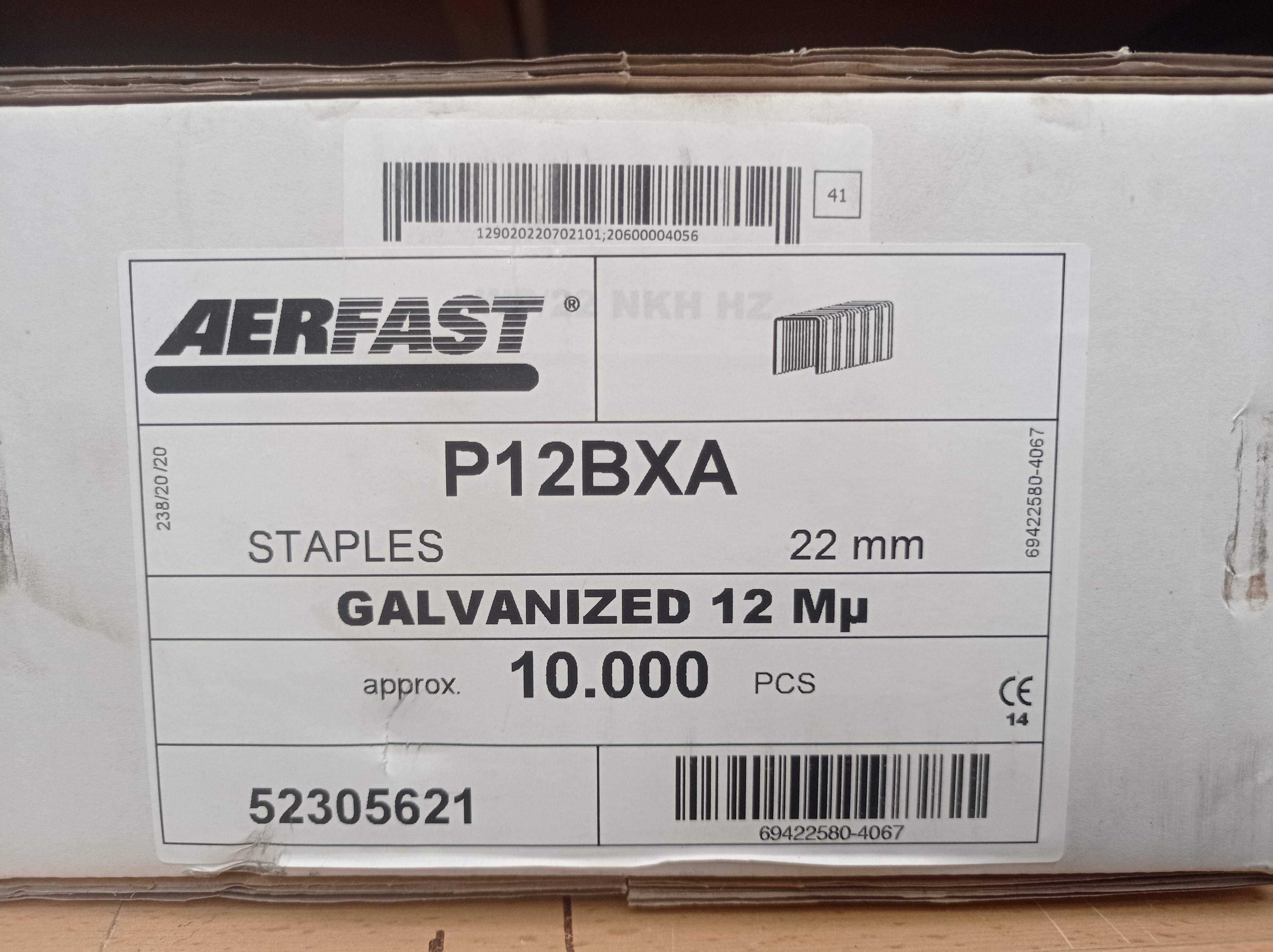 Zszywki Aerfast P12BXA