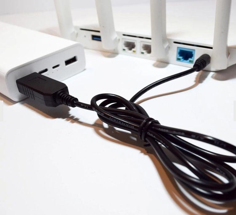 Кабель USB–DC 12V / 9V / 5V для роутера камер живлення від павербанку