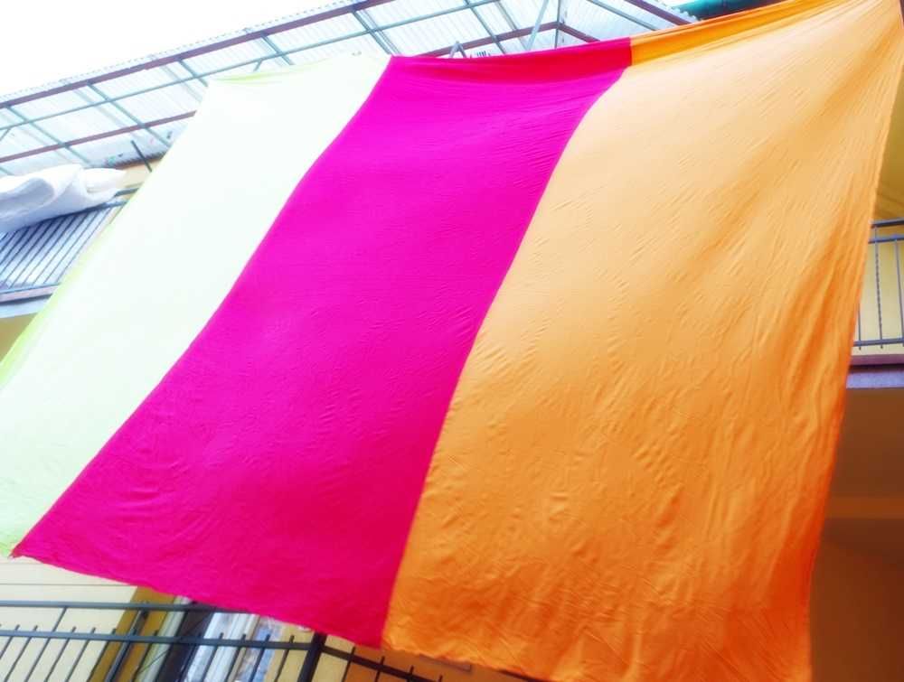 Dekoracja- ekran - tkanina dekoracyjna pod sufit