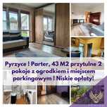 Super Cena ! Super Mieszkanie 2 Pokoje , Parter + Ogródek + Parking