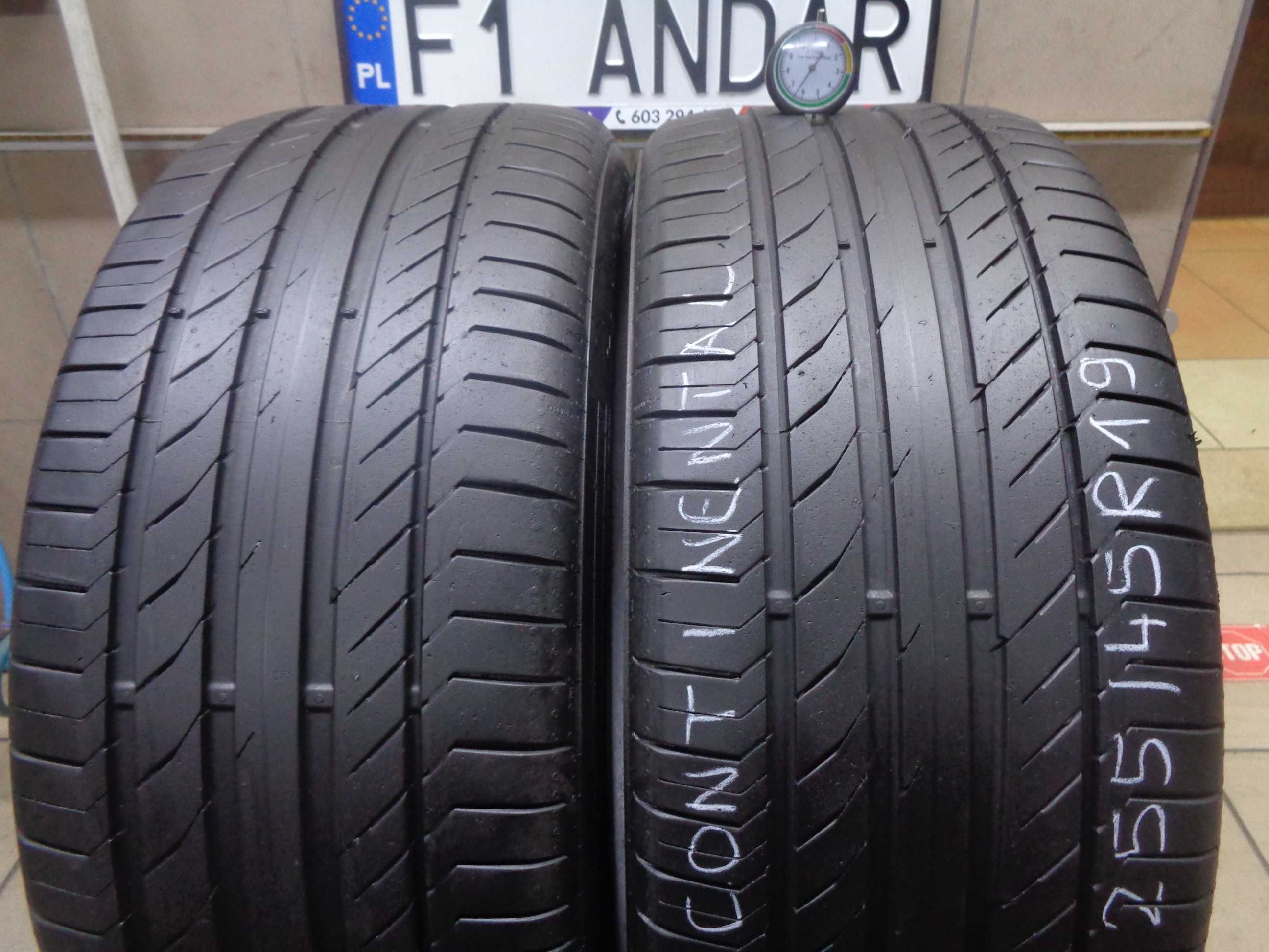 2szt. 255/45R19 Continental ContiSportContact5 , Opony Letnie