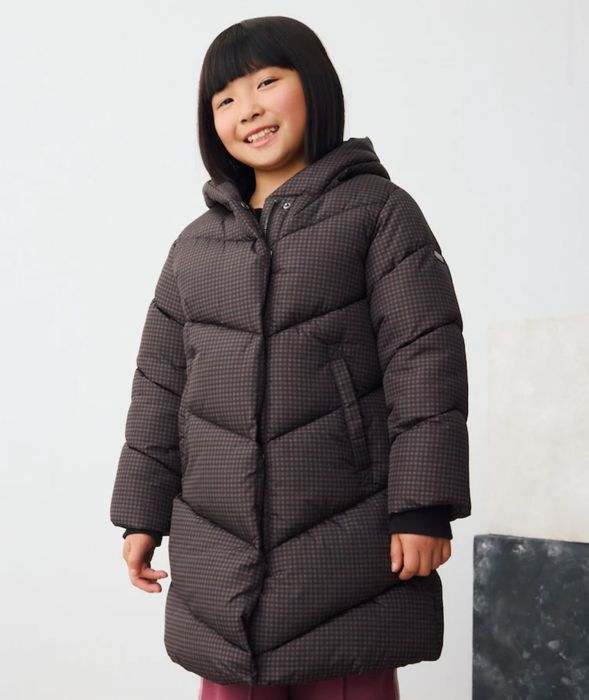 Зимова подовжена куртка пальто пуховик Next 134,140,146,152