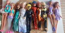 Lalka miraculum kot czarny barbie syrenka frozen elsa kraina lodów