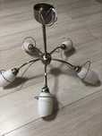 Lampa wisząca oraz lampka stojąca