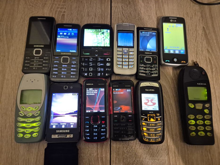 Telefony Komórkowe - pakiet, do kolekcji
