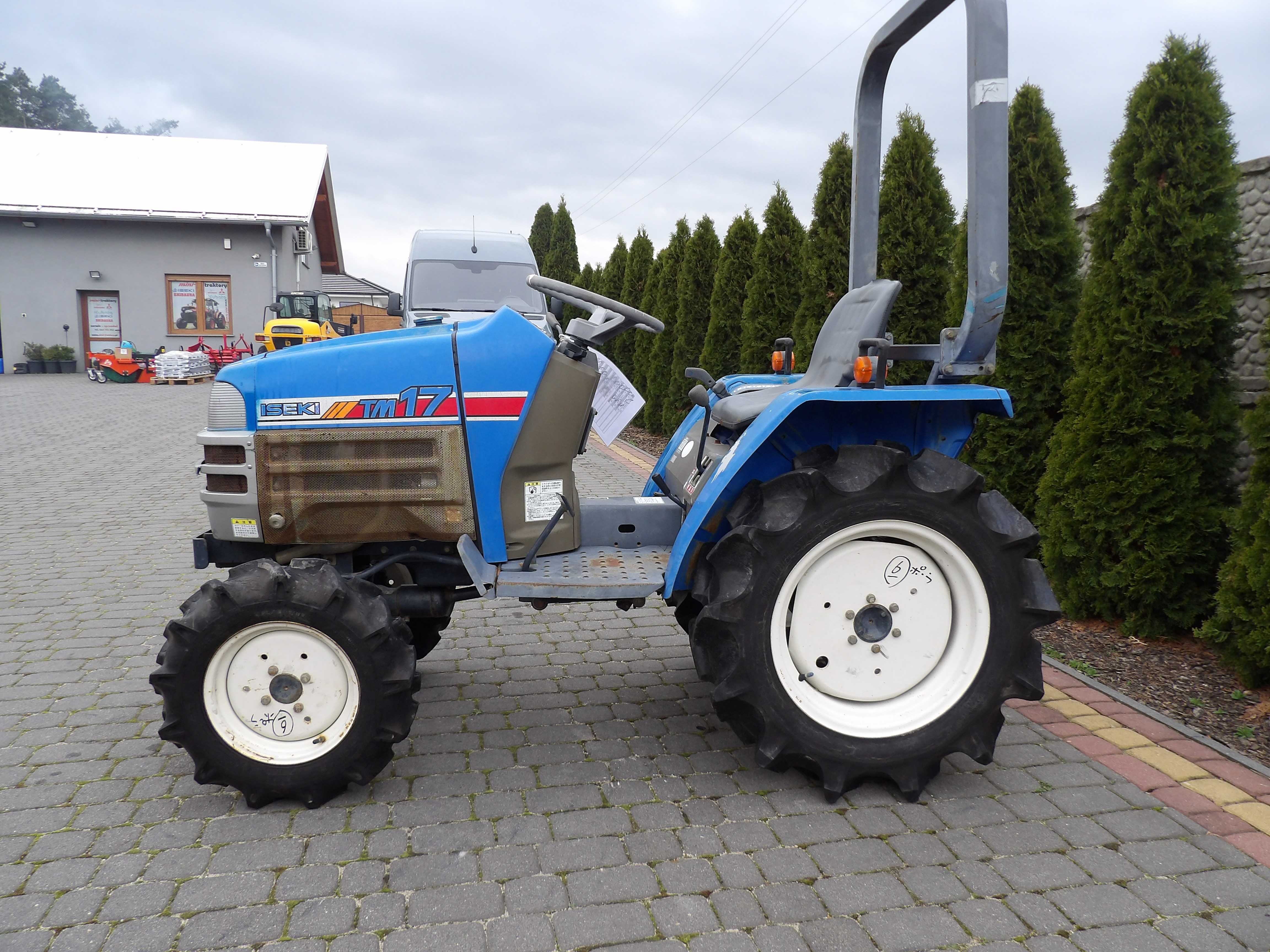 Iseki TM 17 4x4 17KM mini traktor ogrodniczy glebogryzarka kubota