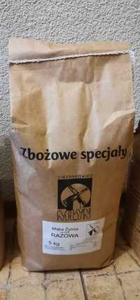 Mąka żytnia Razowa typ 2000 5 kg. prosto z młyna bez polepszaczy
