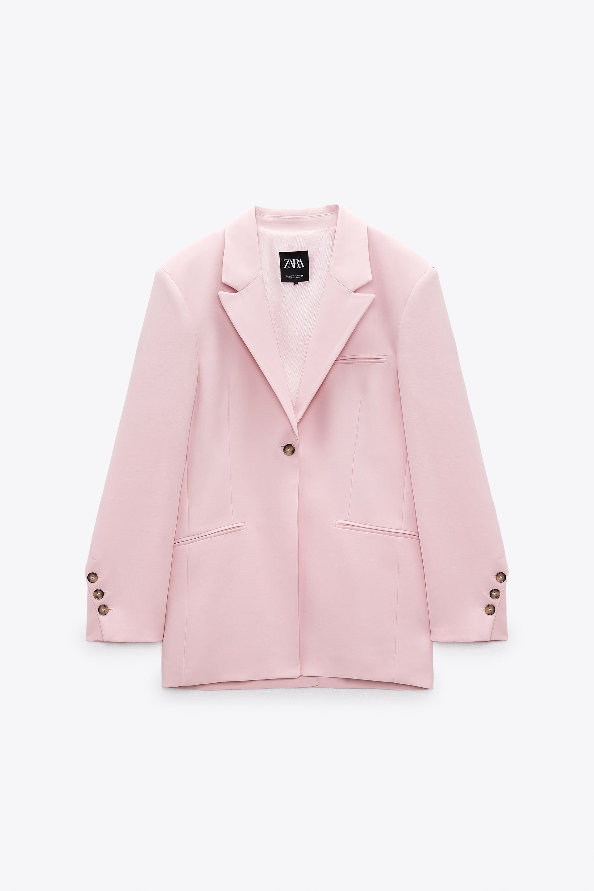 Blazer rosa oversized Zara