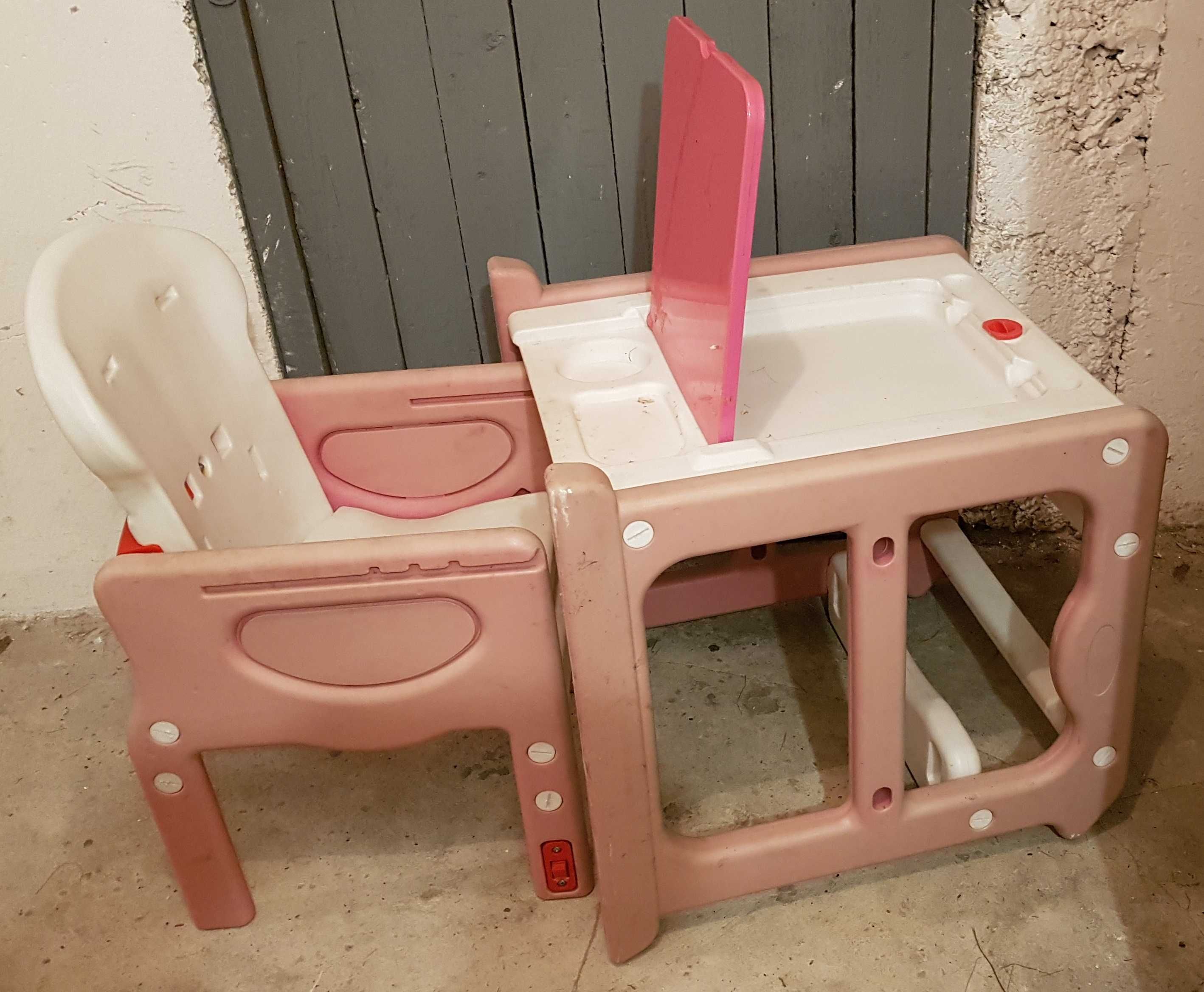 Stolik + Fotelik do karmienia dziecka, kilka zastosowań - 3w1