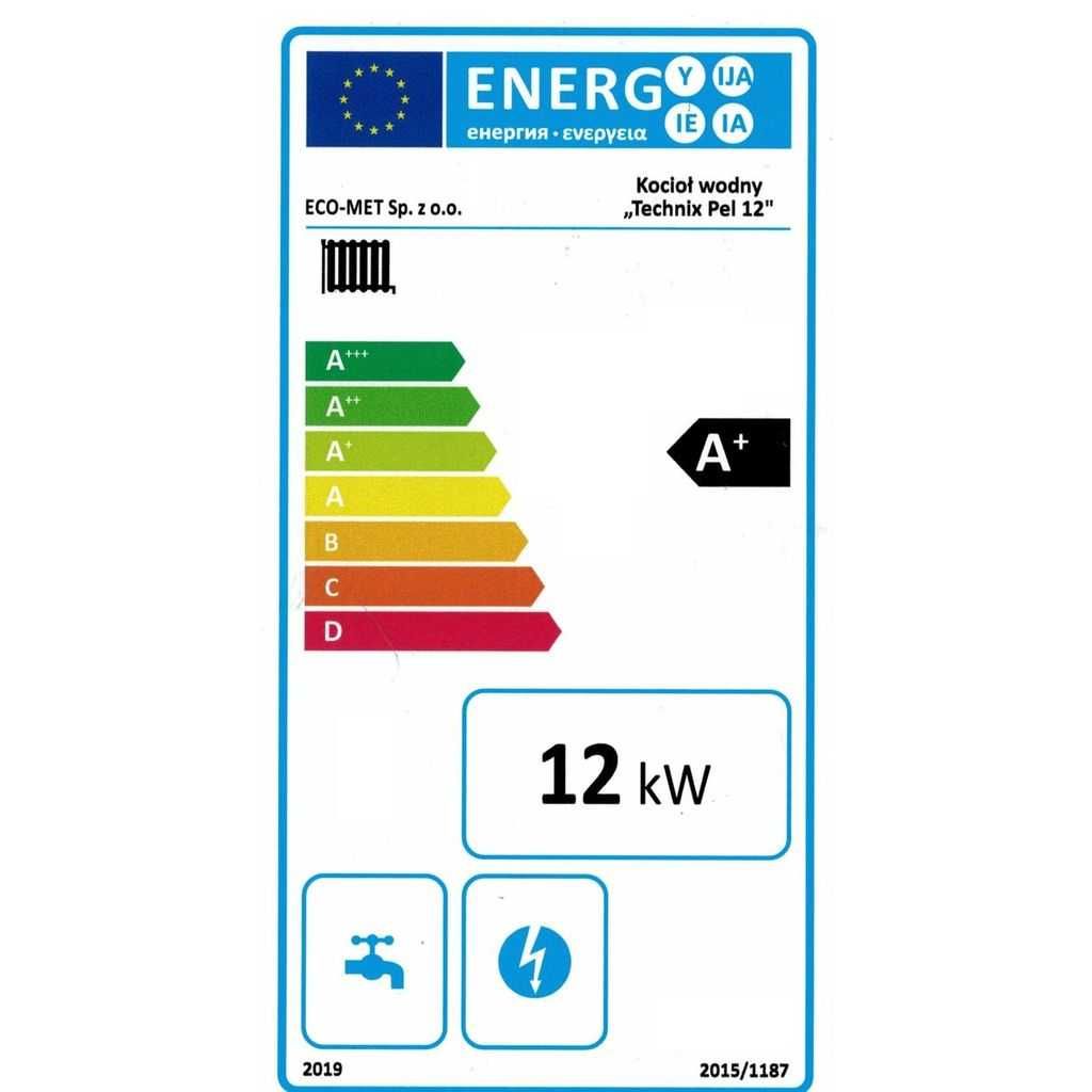 Kocioł pelletowy TECHNIX PELL 12kW – ECODESIGN wydajny piec na pellet