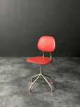 Krzesło vintage - stara IKEA lata 60 loft industrial design czerwone