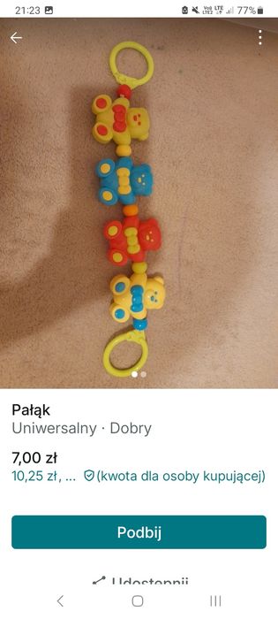 Pałąk zabawka dla dziecka