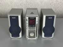 Wieża Stereo Aiwa XR-MS3 CD Tuner Magnetofon Kolumny SX-MS7 Unikat