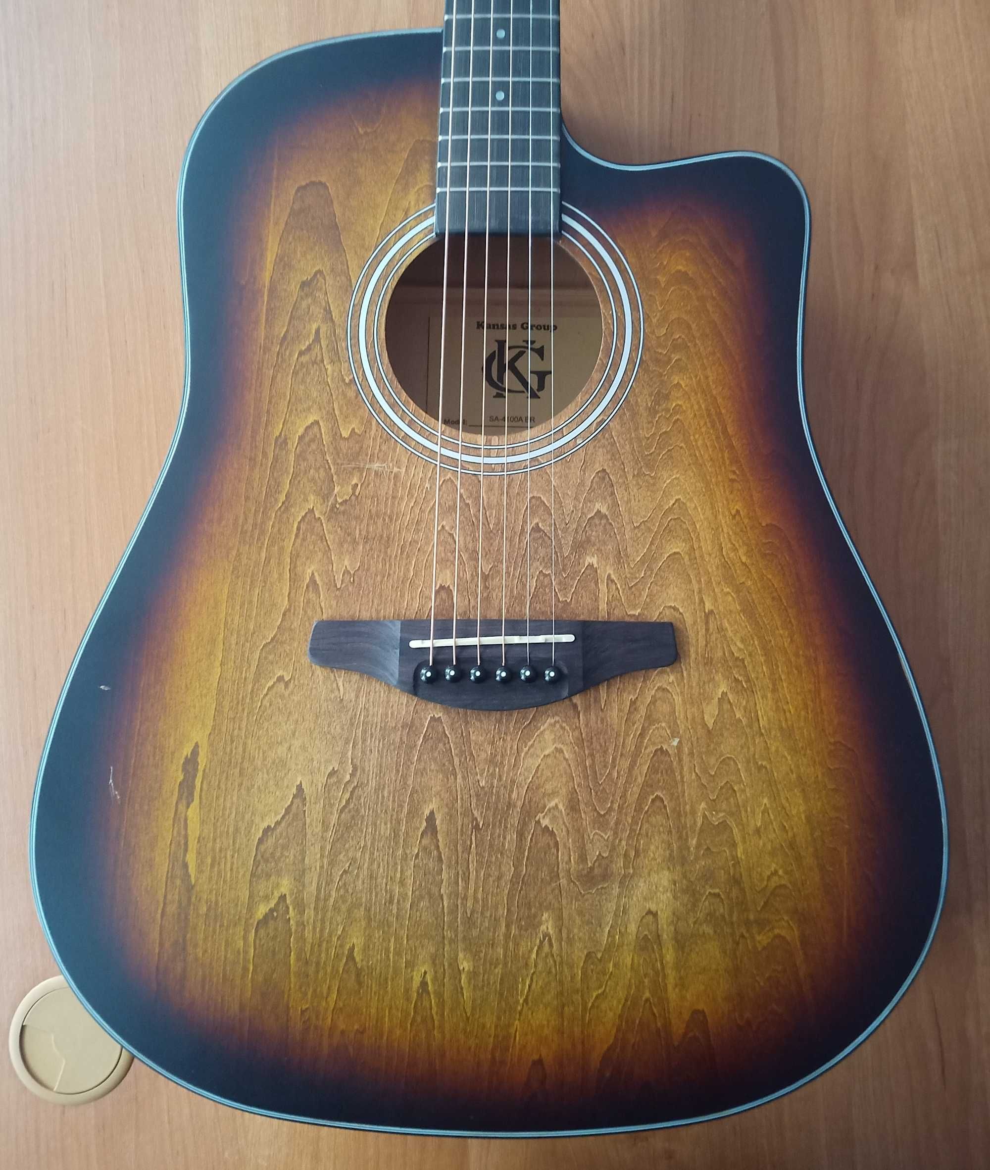 Gitara akustyczna KANSAS GROUP Pro - głębokie brzmienie - ZAMIANA